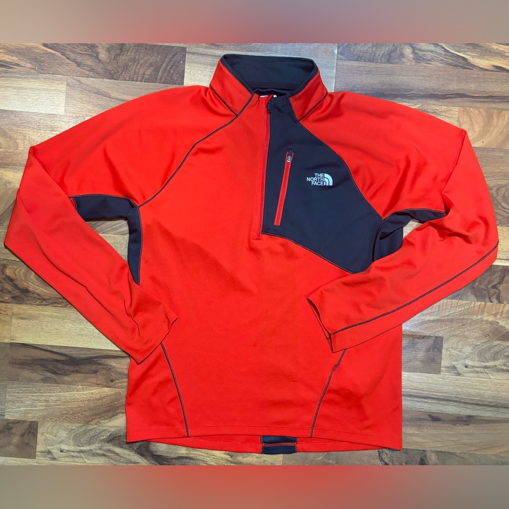The North Face Red and Black Lightweight Jacket
